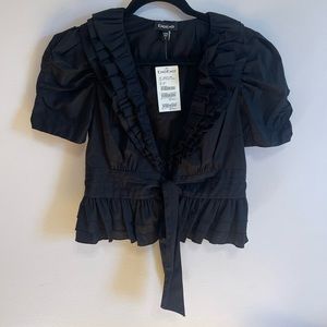 BRAND NEW Bebe front tie blazer jacket